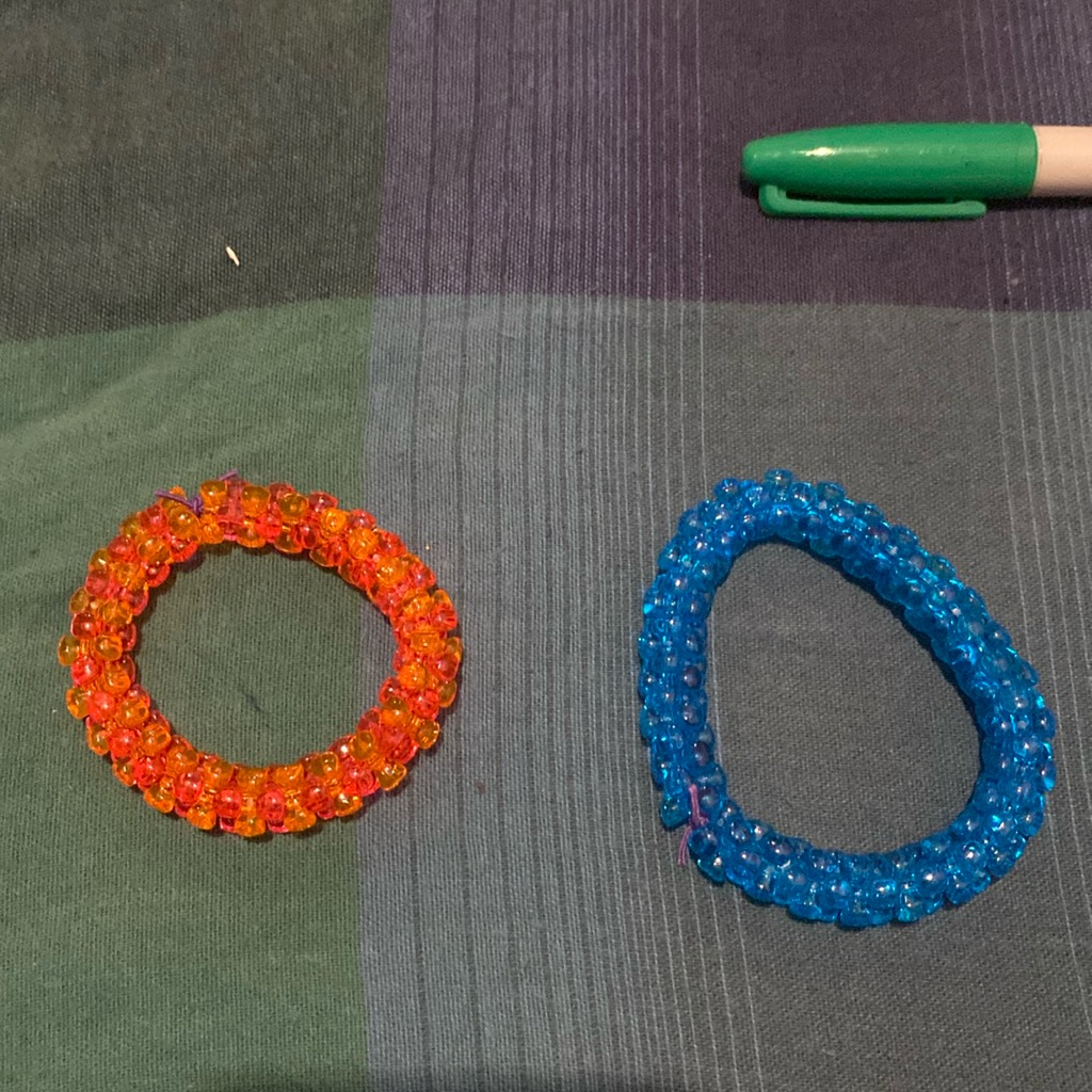 Two. Bracelets.